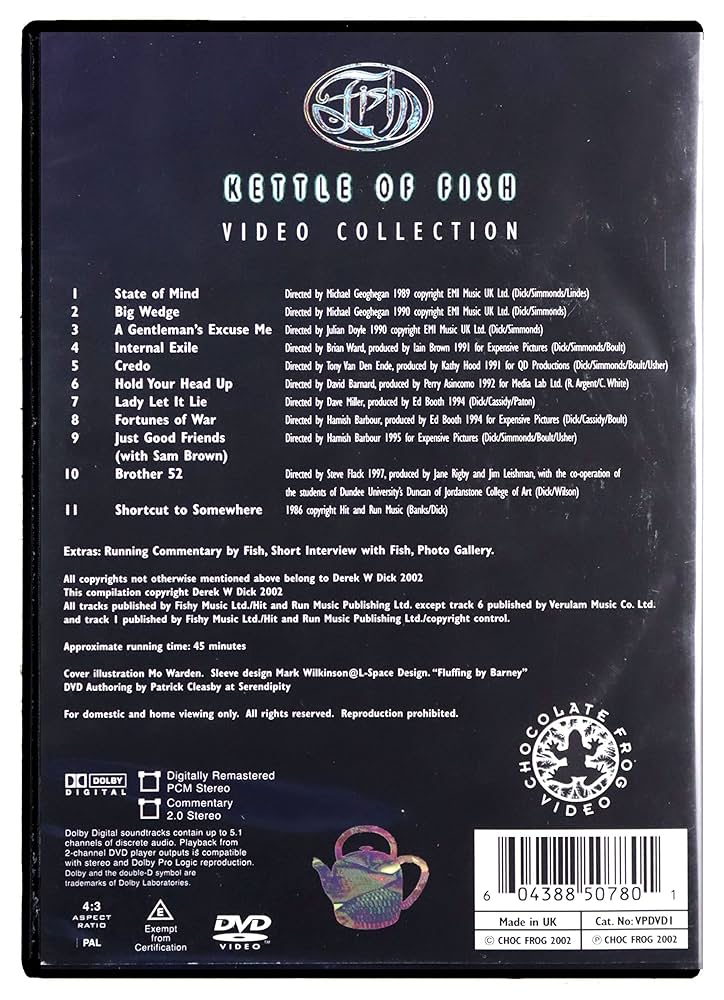 Fish - Kettle Of Fish - Video Collection: Amazon.de: Fish